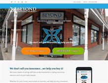 Tablet Screenshot of beyondins.net